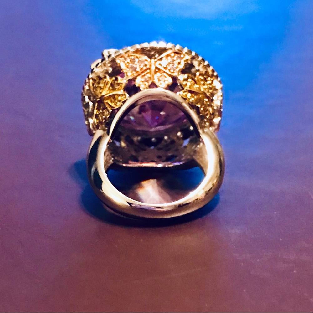 Pink+White Dmq Statement Ring-Butterflyaccents - image 5